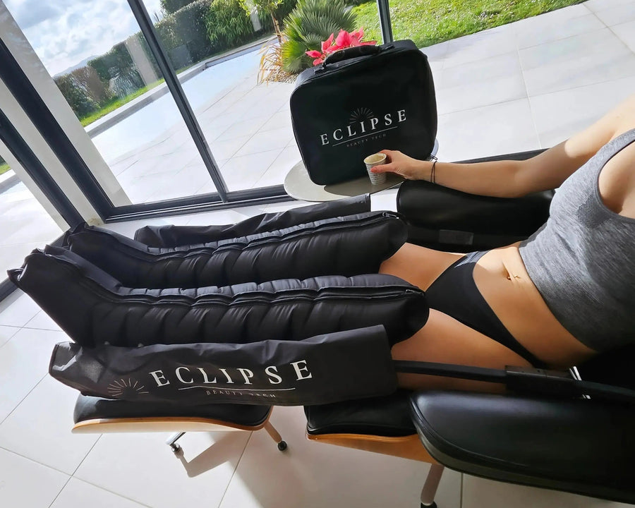 Coffret Pressothérapie - Bottes et Ceinture Wave Compression™ - Eclipse Beauty Tech