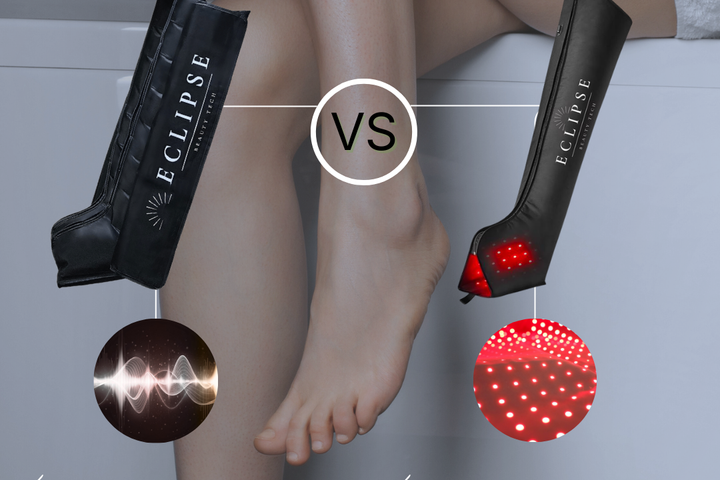Bottes LED ou bottes de pressothérapie : quelles différences et comment les associer ? Eclipse Beauty Tech