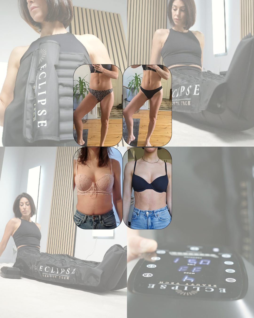 Coffret Bottes & Ceinture de Pressothérapie - ECLIPSE© Wave Compression™ 8C Eclipse Beauty Tech