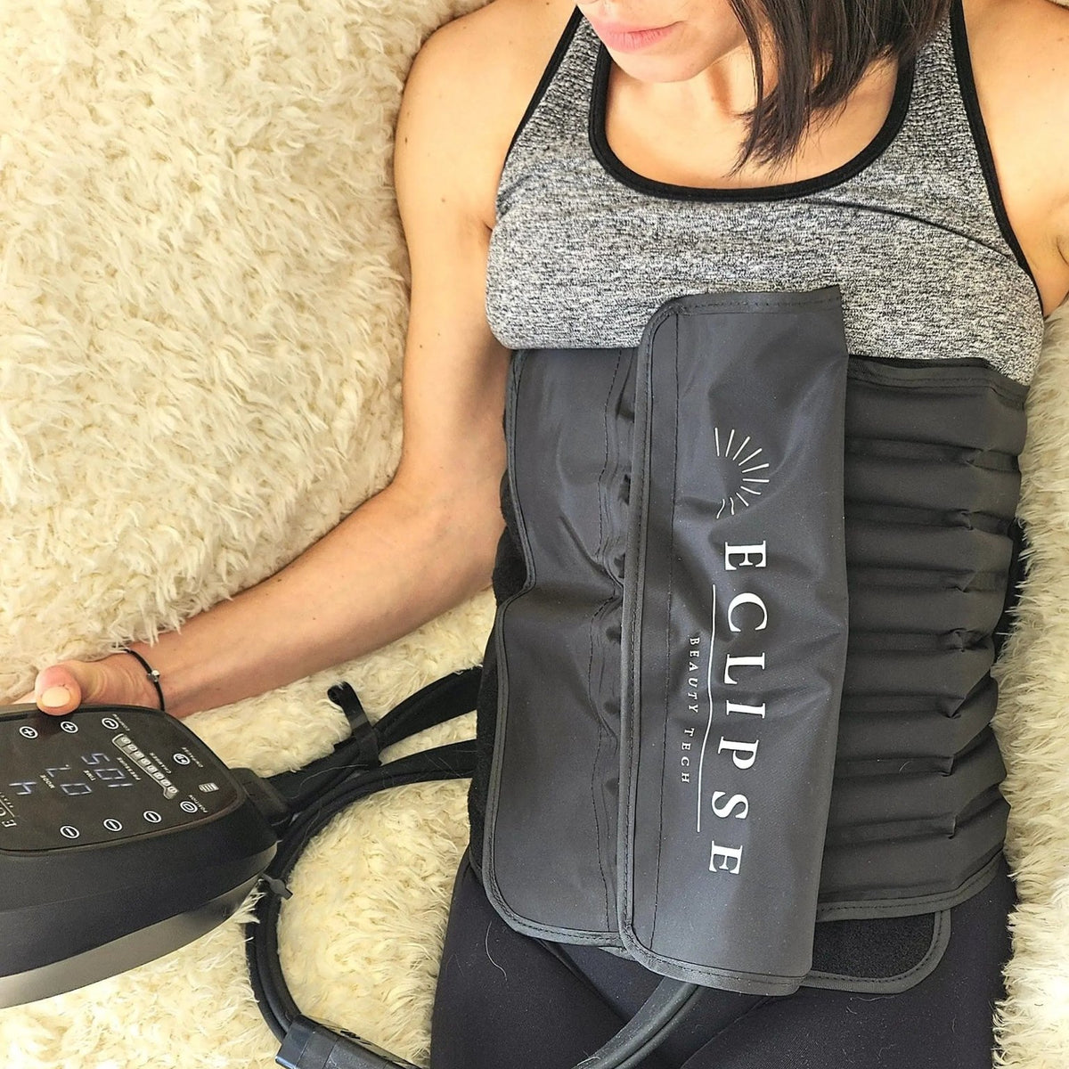 Coffret Pressothérapie - Bottes et Ceinture Wave Compression™ - Eclipse Beauty Tech
