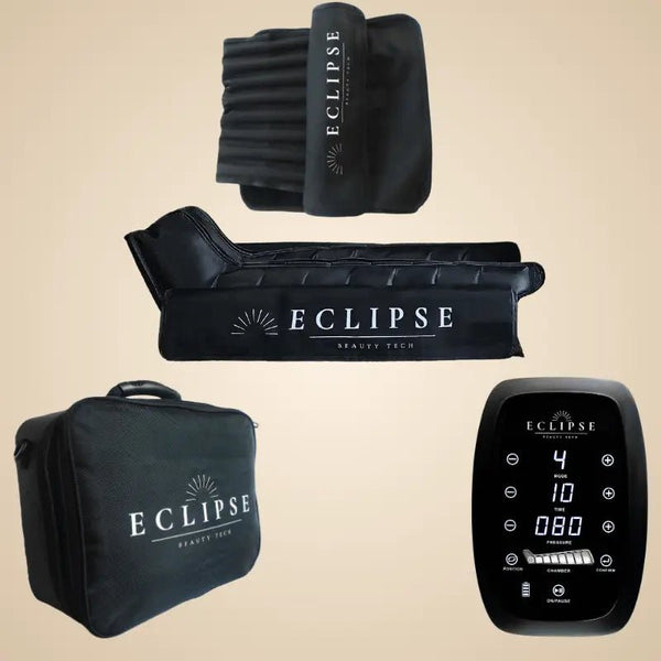 Coffret Pressothérapie - Bottes et Ceinture Wave Compression™ - Eclipse Beauty Tech